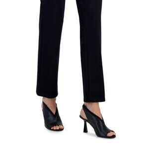 Alfani Womens Ceal Faux Leather Dessy Slingback Sandals Black Smooth Size 11M